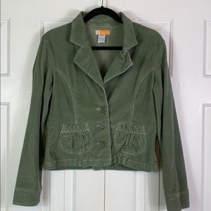 Anthropologie Tulle lightweight corduroy blazer